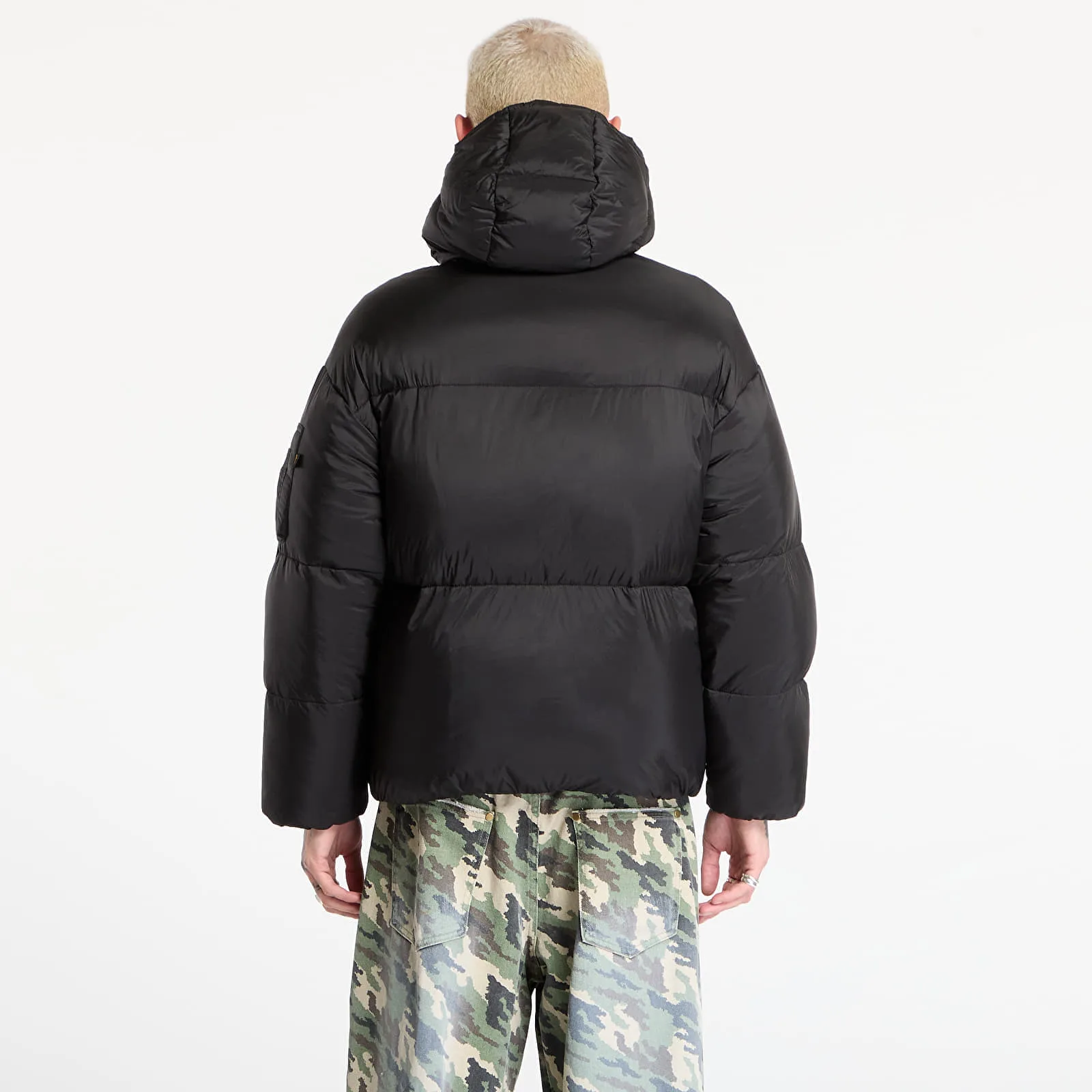 Мъжко зимно яке Alpha Industries Cloud Bomber черно – Black – Мъжки зимни якета