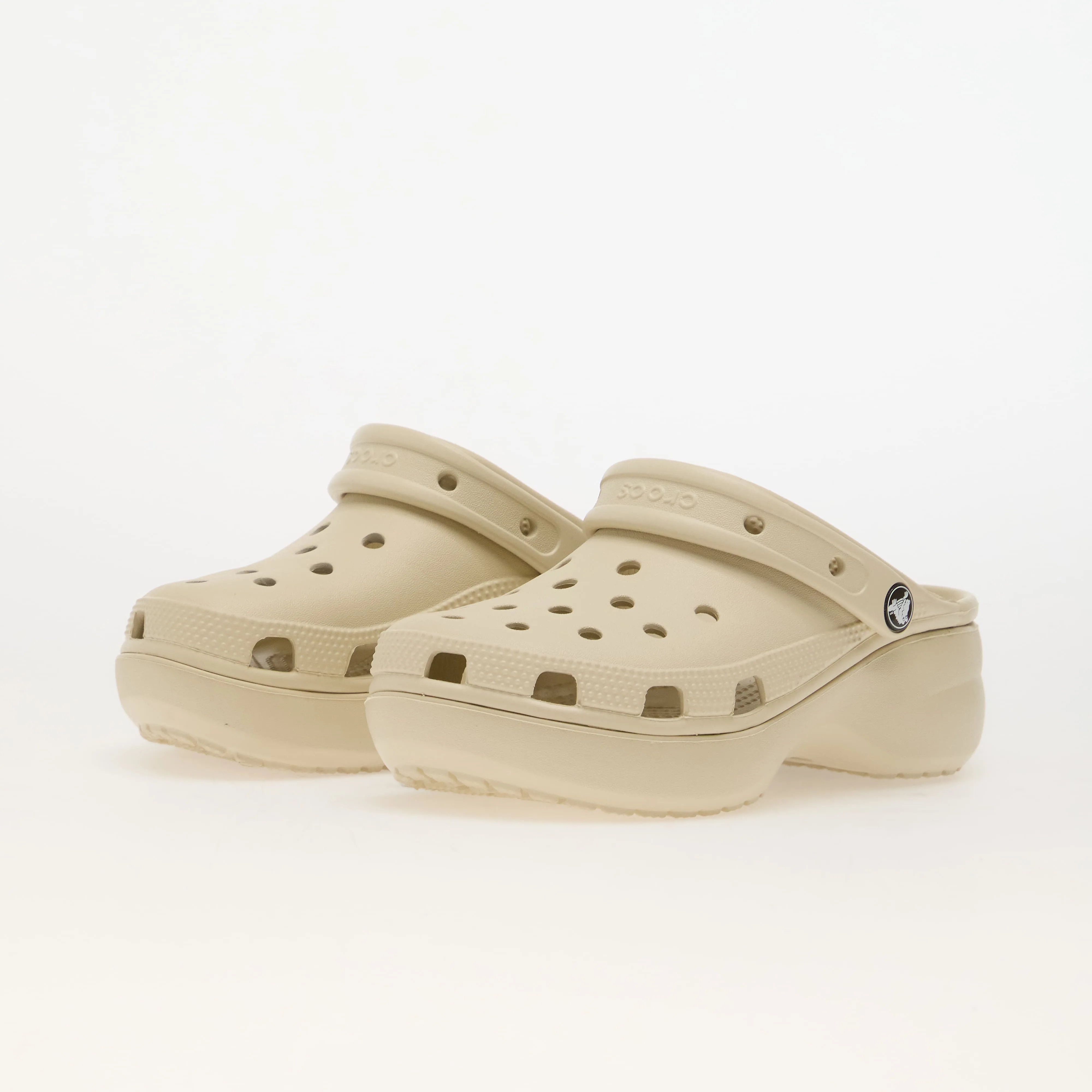 Crocs Classic Platform Clog W Bone 6 – Чехли