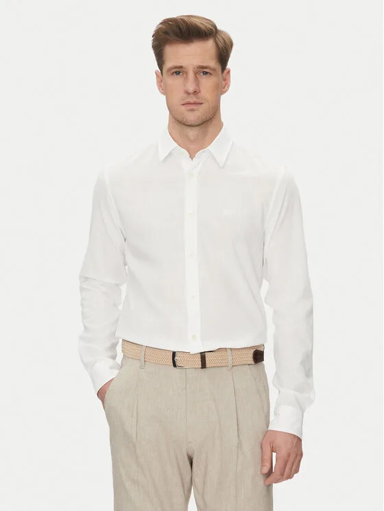 JOOP! Jeans Риза 15 JJSH-159Hanson 30045999 Бял Modern Fit – Мъжки ризи