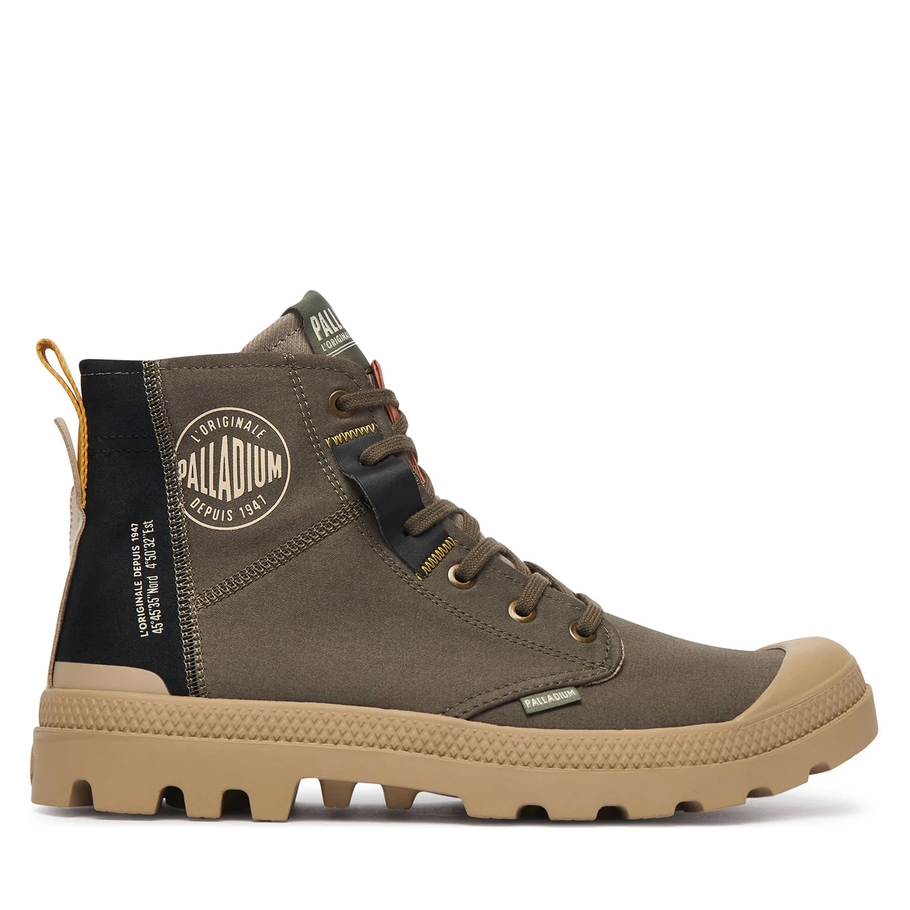 Мъжки трапери Palladium o Pampa Hi Layer Zip кафяви – Мъжки трапери и кубинки