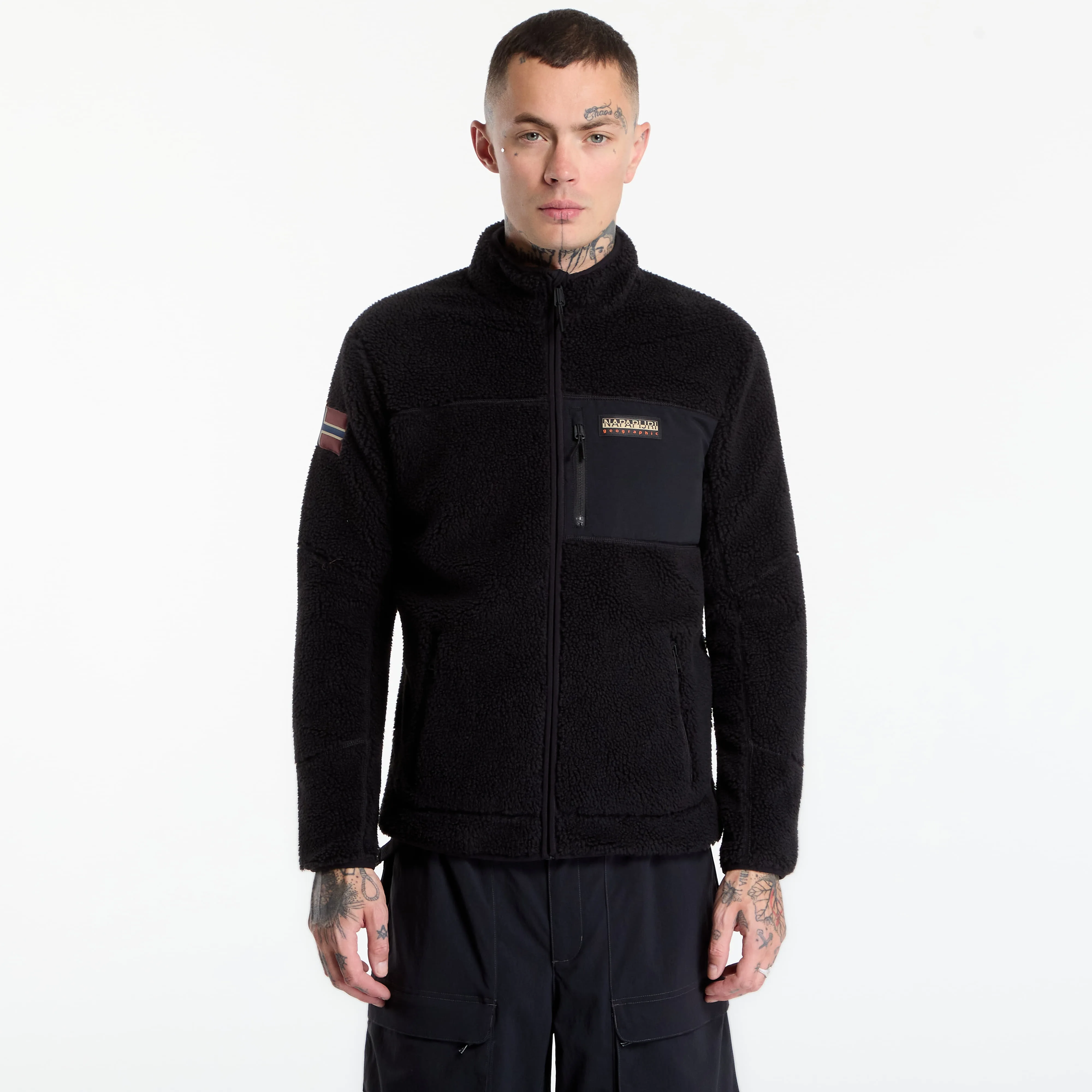 Суитшърт Napapijri Yupik Full-Zip 5 Black Beauty XL – Мъжки суитшърти и худита