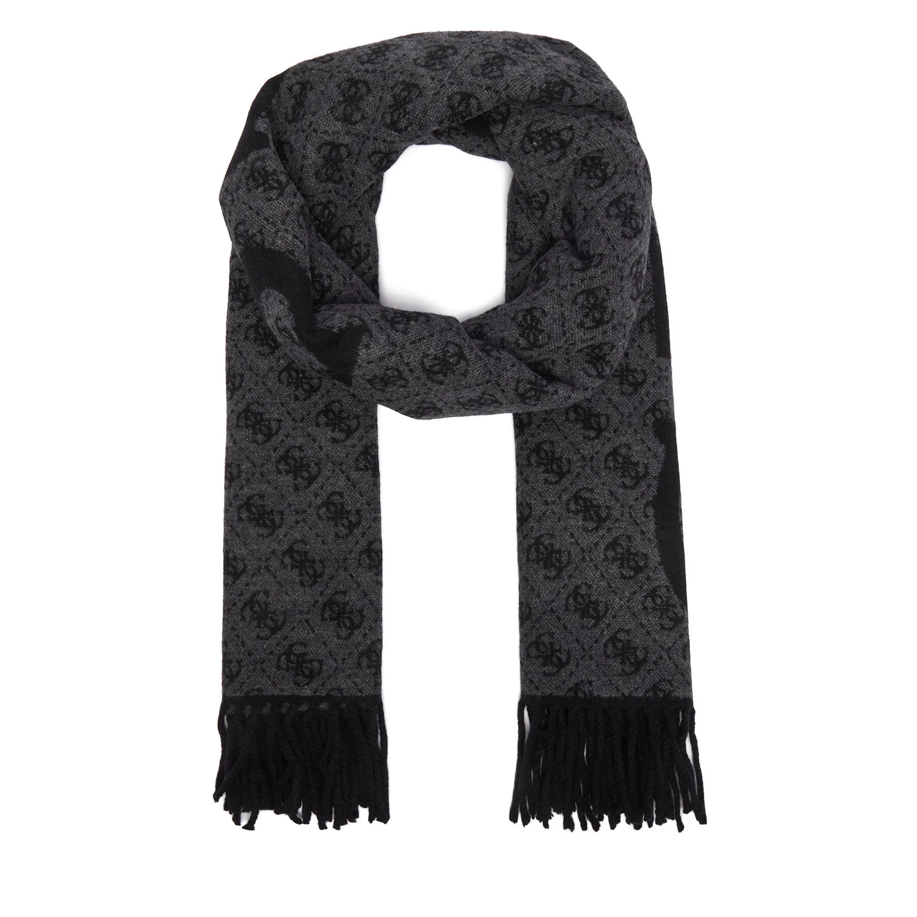 Шал Guess AM9667 POL03 тъмносив – Шалове