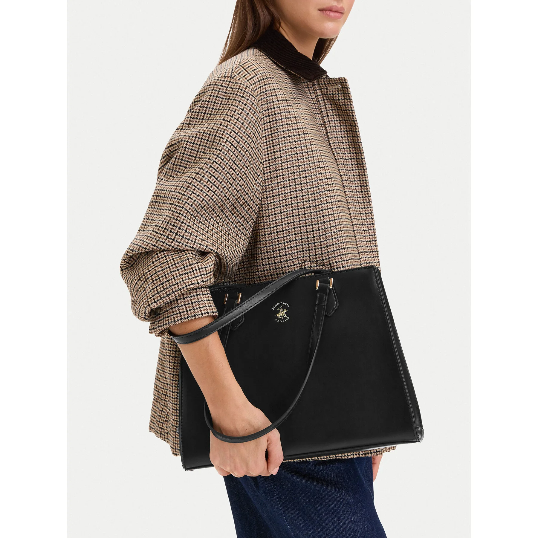 Дамска чанта Beverly Hills Polo Club BHPC-B-008-06 черна – Черен – Класически дамски чанти