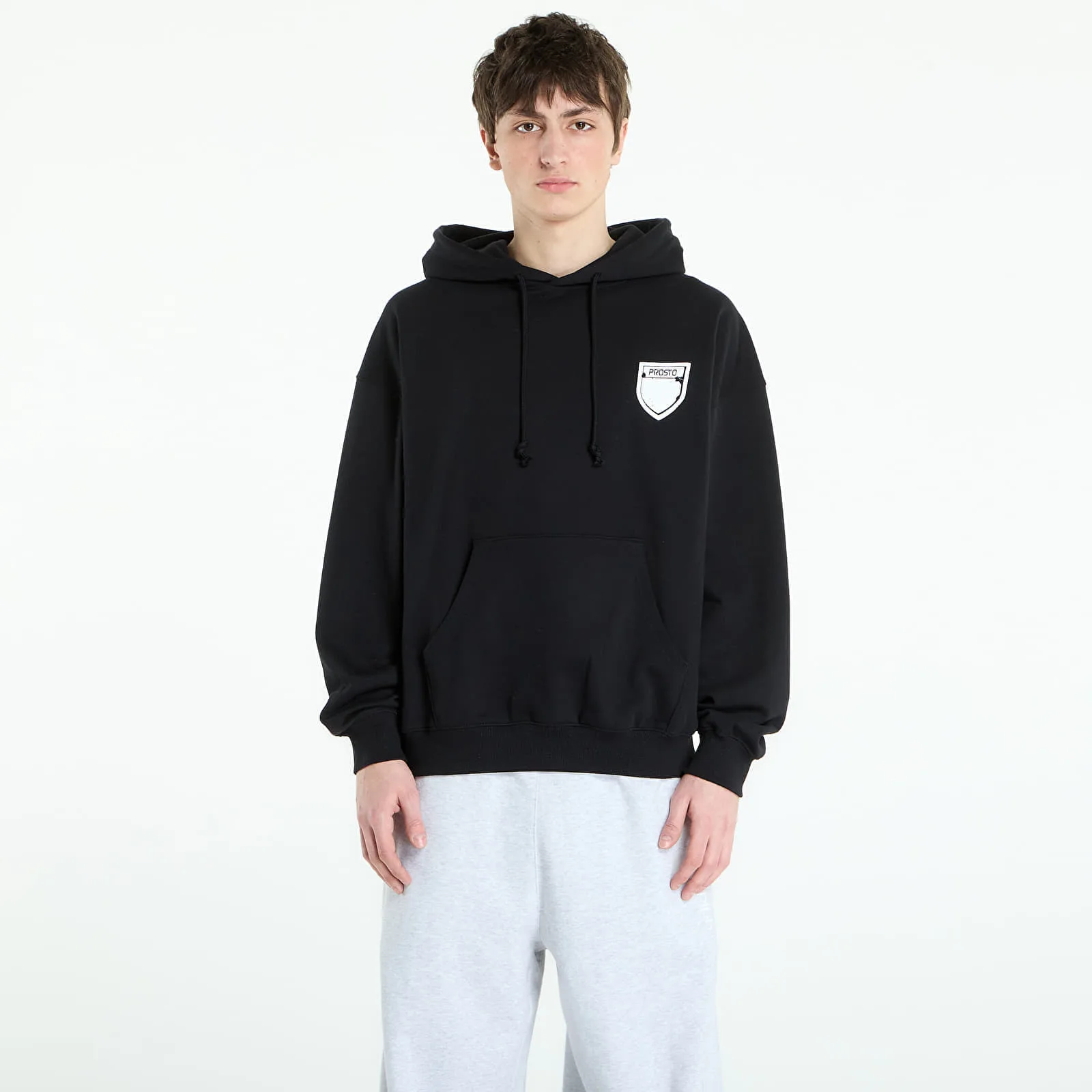 Суитшърт Prosto Hoodie Splash Shield Mini Black XL – Мъжки худита
