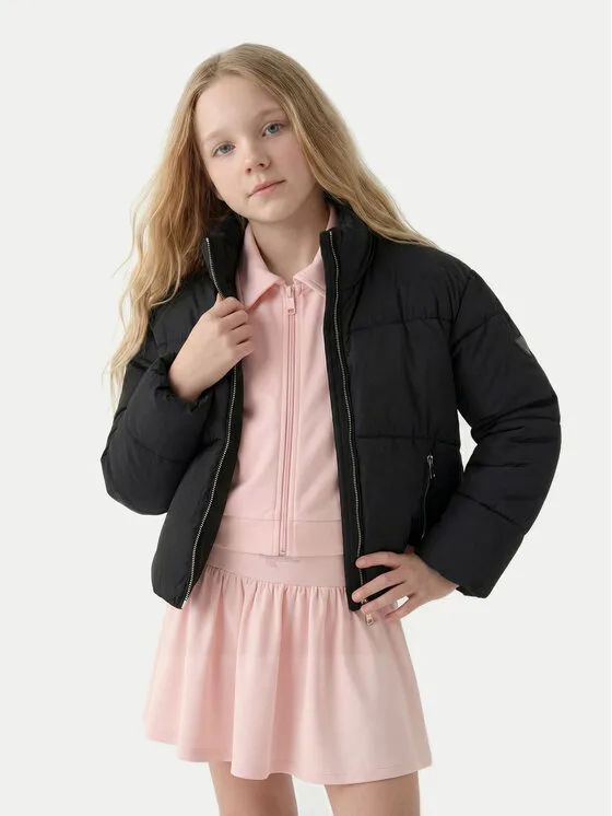 Guess Зимно яке J6BL22 W4076 Черен Oversize – Дамски зимни якета