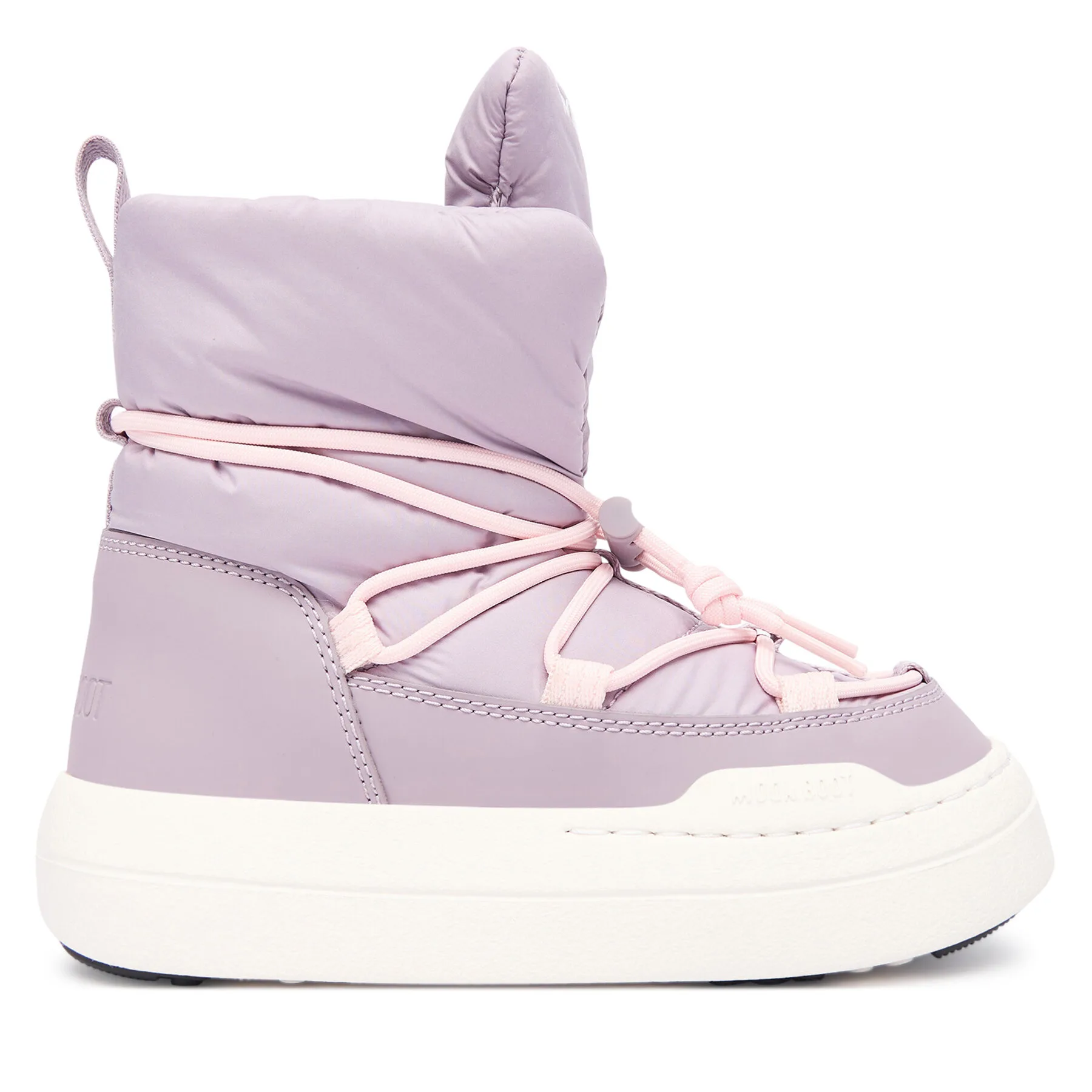 Апрески Moon Boot Jr Park lace Mid 80D3440070 S Розов – Детски апрески