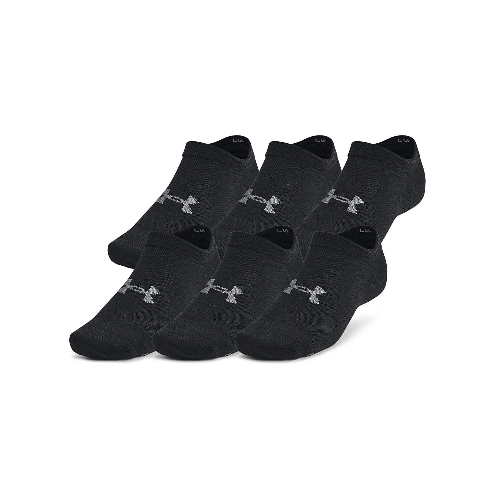 Чорапи Under Armour Essential No Show 6-Pack Black XL – Мъжки чорапи