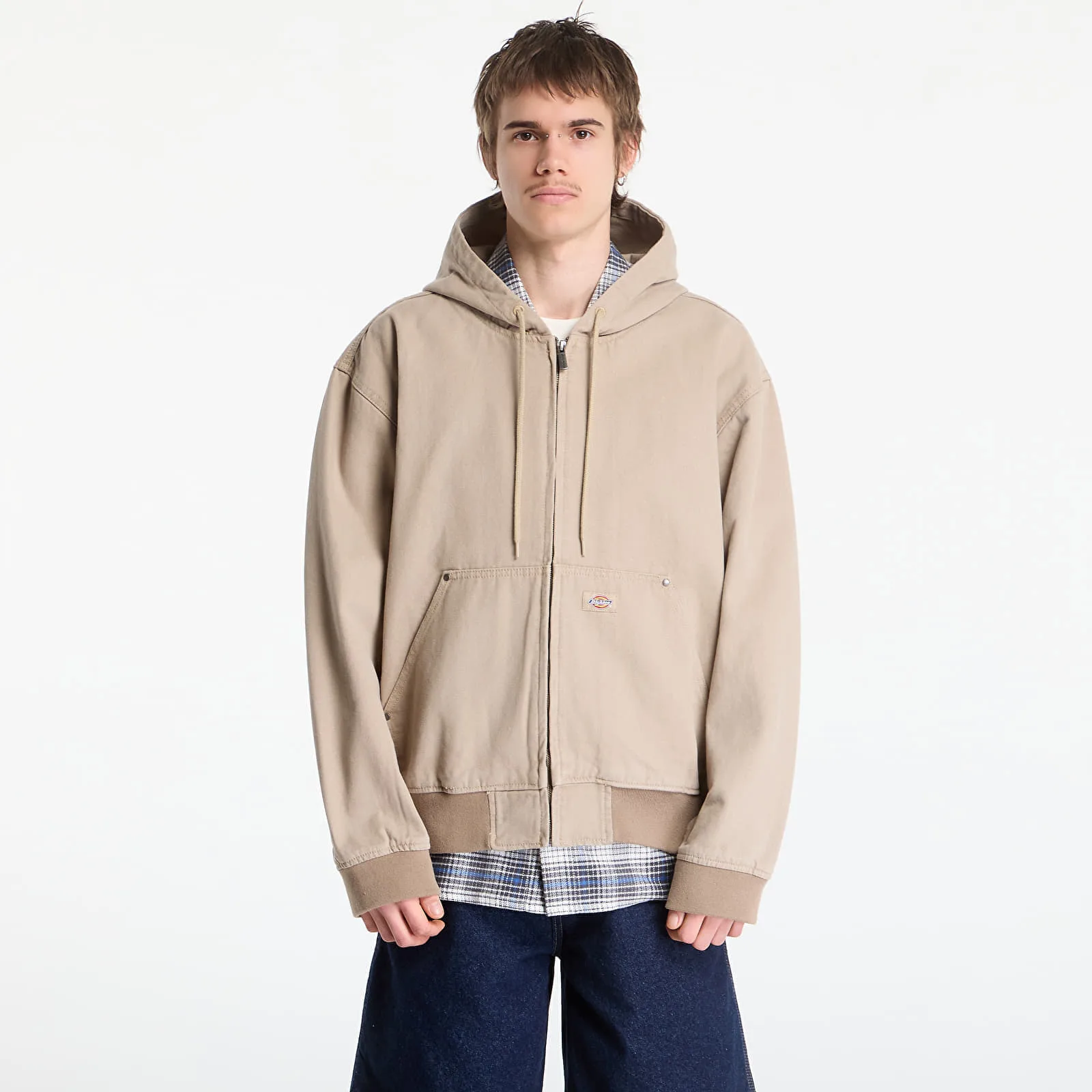 Bomber Dickies Unlined Canvas Hooded Bomber Desert Sand XL – Мъжки якета и палта