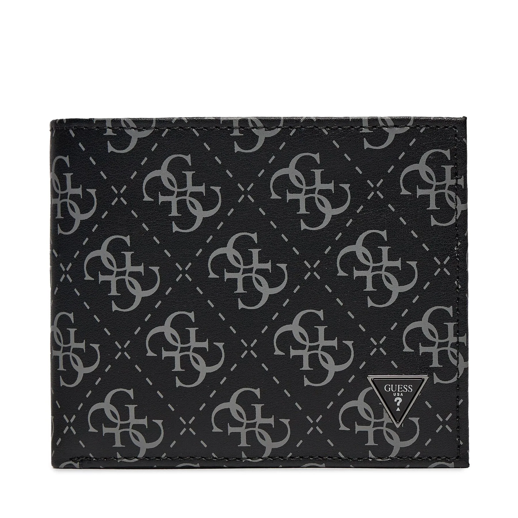 Портфейл Guess Vezzola Leather Slg SMVELE LEA20 Черен – Мъжки портмонета