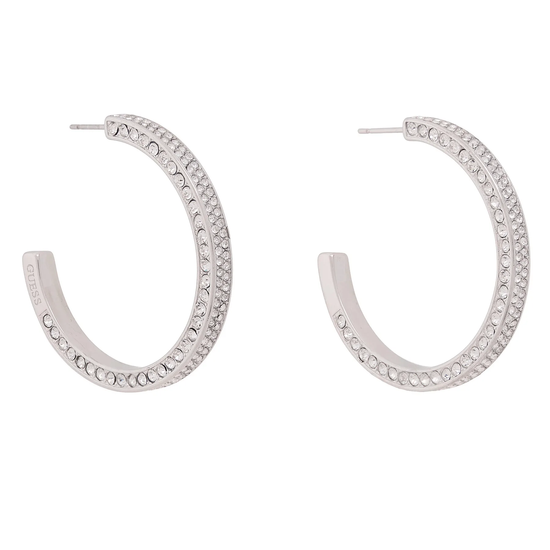 Обици Guess JUBE06 435JW Сребрист – Обеци