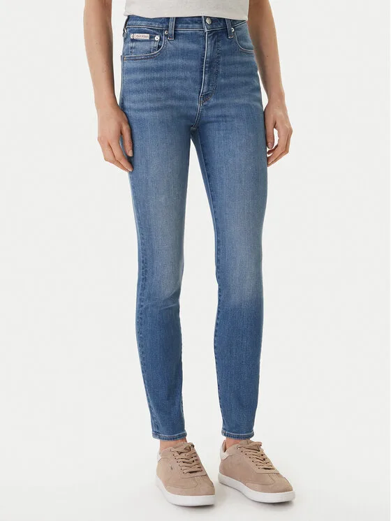 Calvin Klein Jeans Дънки LV047F700G Син Skinny Fit – Дамски skinny дънки
