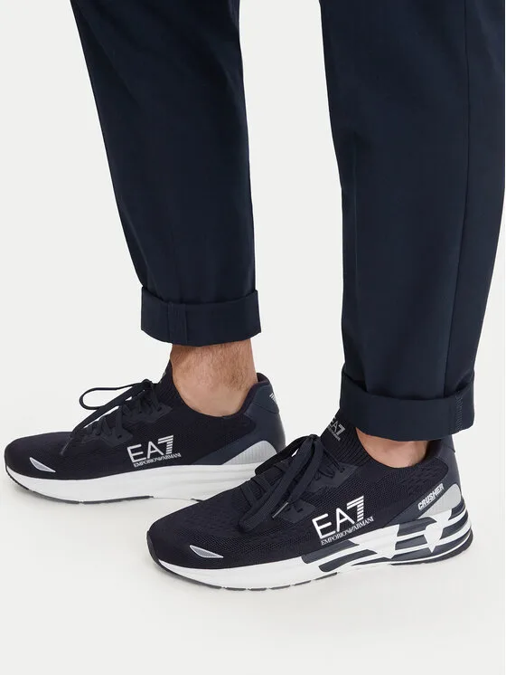 EA7 Emporio Armani Сникърси 7X000652 AF18639 MB302 Черен – Мъжки ниски маратонки