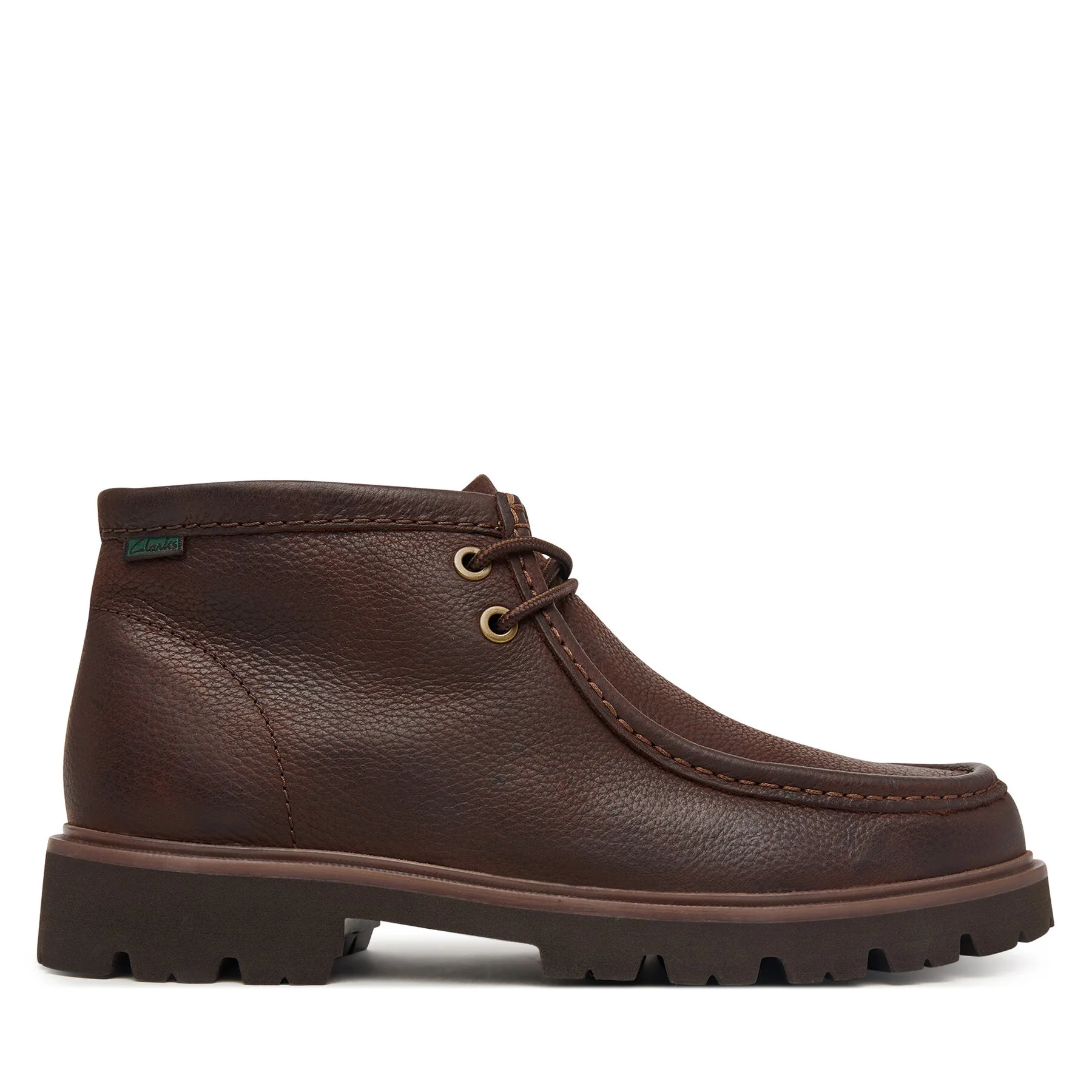 Зимни обувки Clarks Cleyhill Top 26329448 Тъмнокафяв – Мъжки боти и ботуши