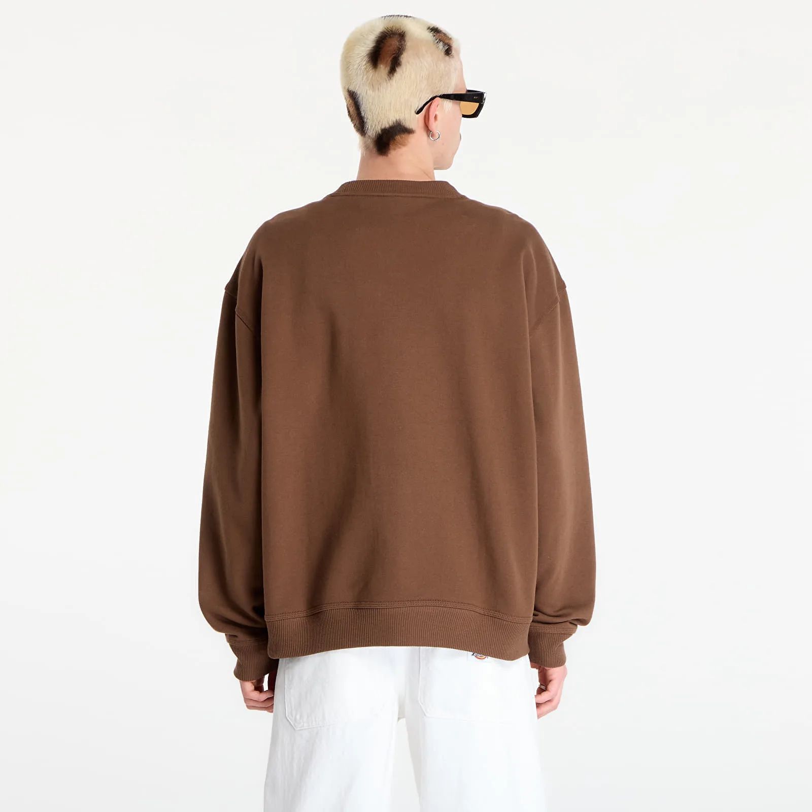 Мъжки суитшърт Dickies Torrey кафяв – Timber Brown – Мъжки суитшърти без цип