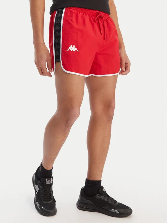 Kappa Плувни шорти Banda Cali 304S6G0 Червен Regular Fit – Мъжки бански