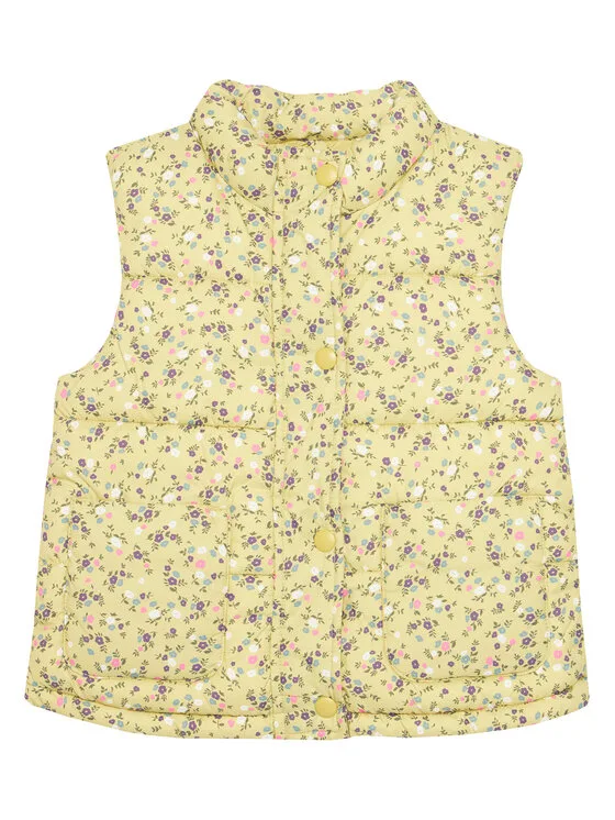 United Colors Of Benetton Елек 2V3YGJ00O Жълт Regular Fit – Дамски елеци