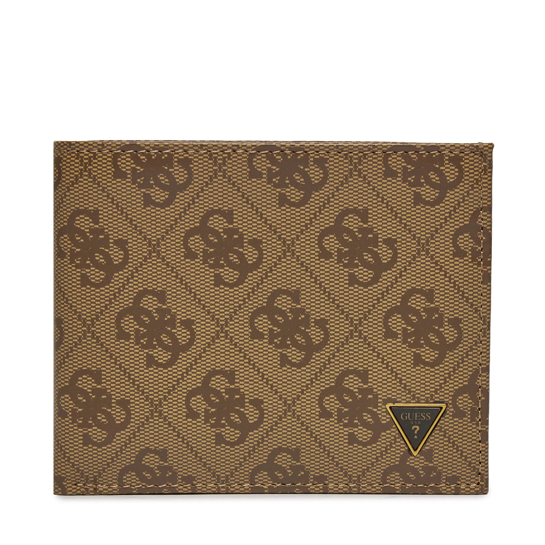 Портфейл Guess Vezzola Leather Slg SMVELE LEA20 Кафяв – Мъжки портмонета
