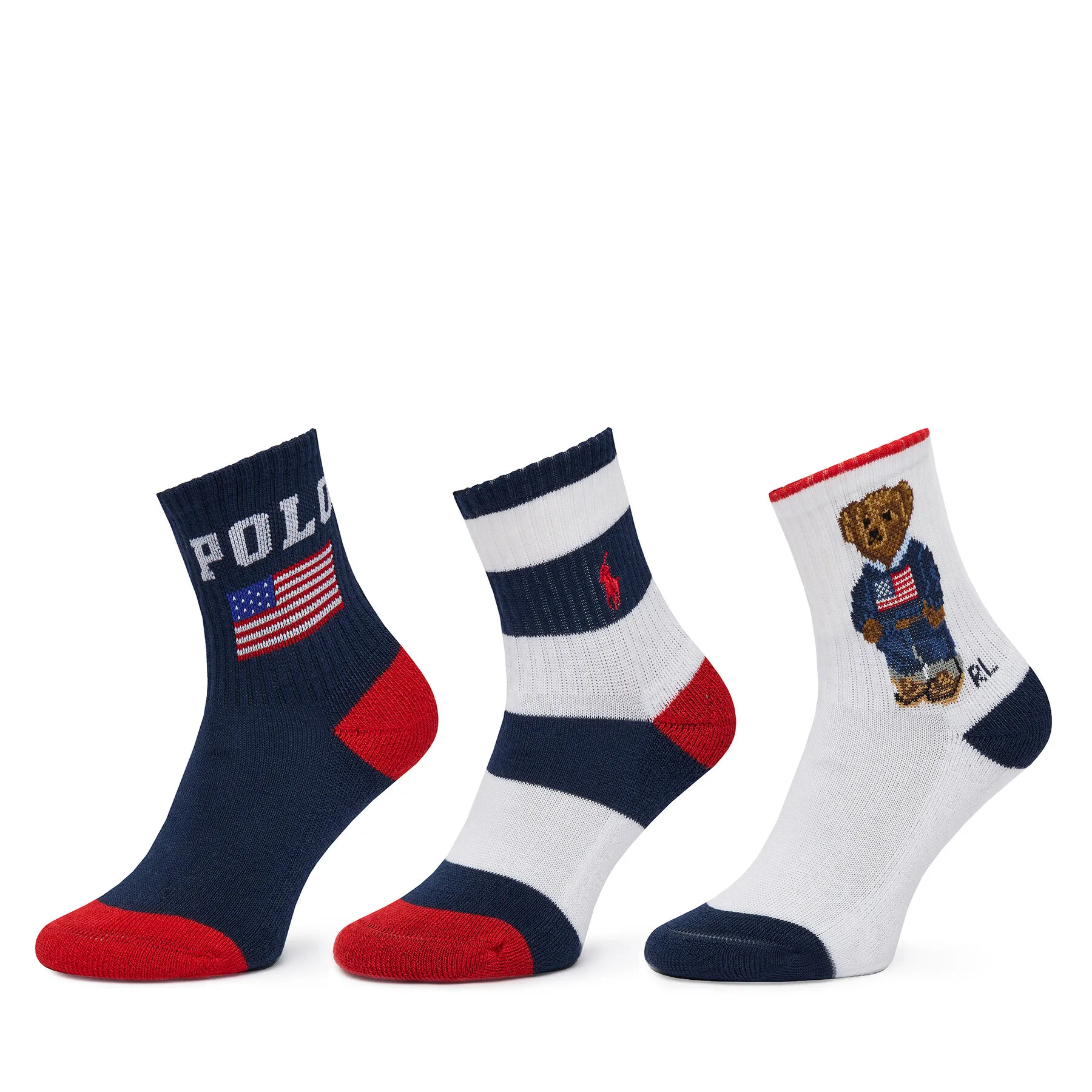 Детски чорапи Polo Ralph Lauren 442P03163001 многоцветни – Цветен