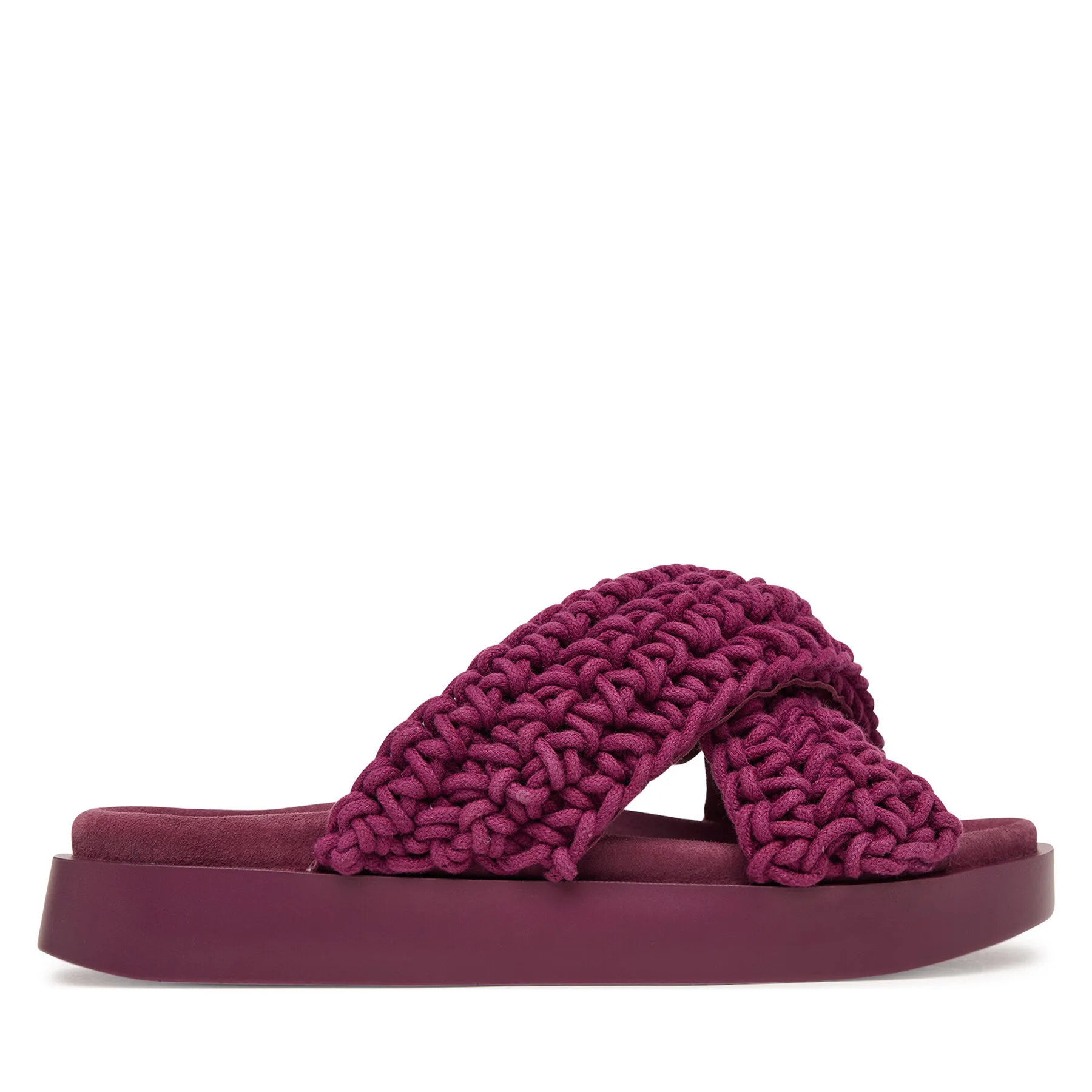Дамски чехли Inuikii Woven бордо