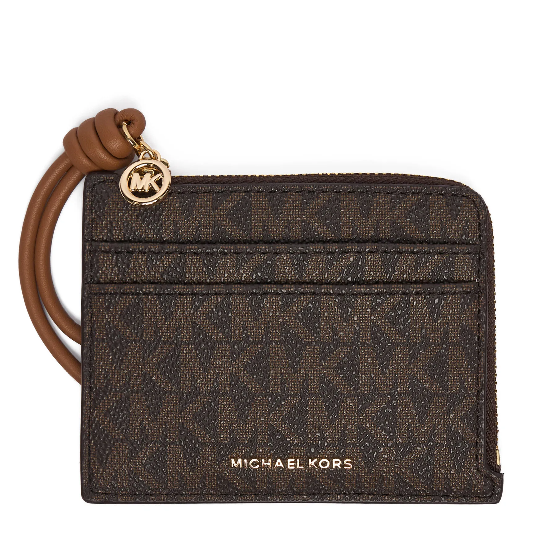 Дамско портмоне MICHAEL Michael Kors Jet Set 32S6GJ6W0B кафяво – Дамски портмонета