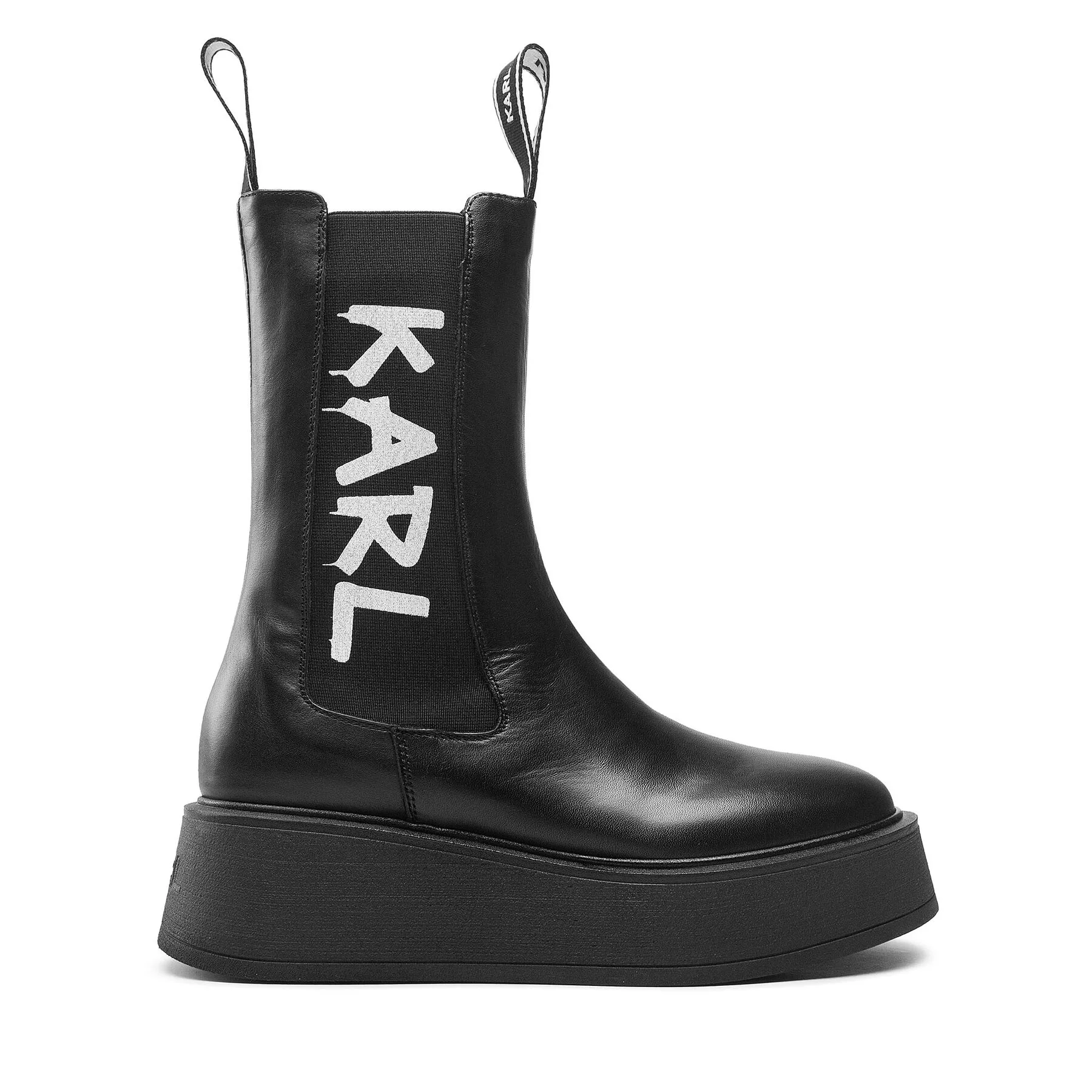 Боти тип челси KARL LAGERFELD KL42460 Черен – Дамски боти и ботуши
