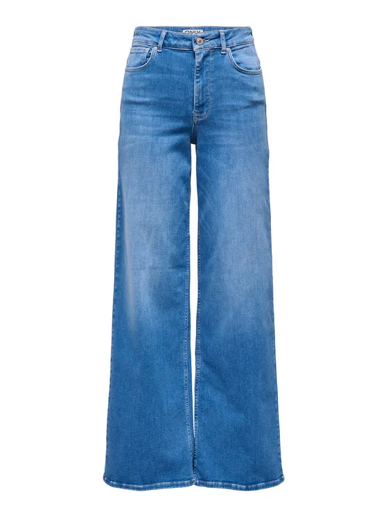 ONLY Дънки Madison 15363267 Син Wide Leg – Дамски wide leg дънки
