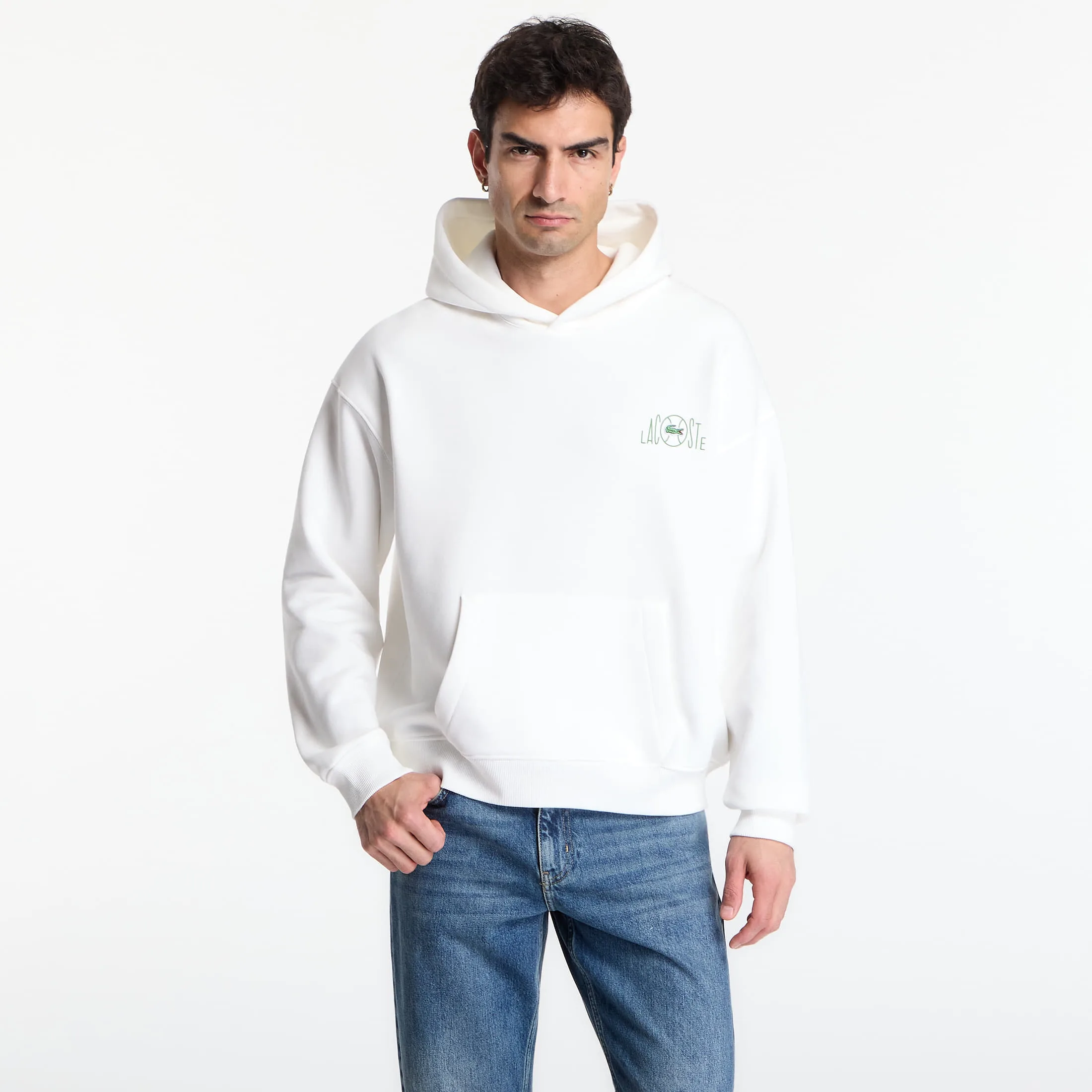 Мъжки суитшърт LACOSTE SH2196 70V – Flour – Мъжки суитшърти без цип