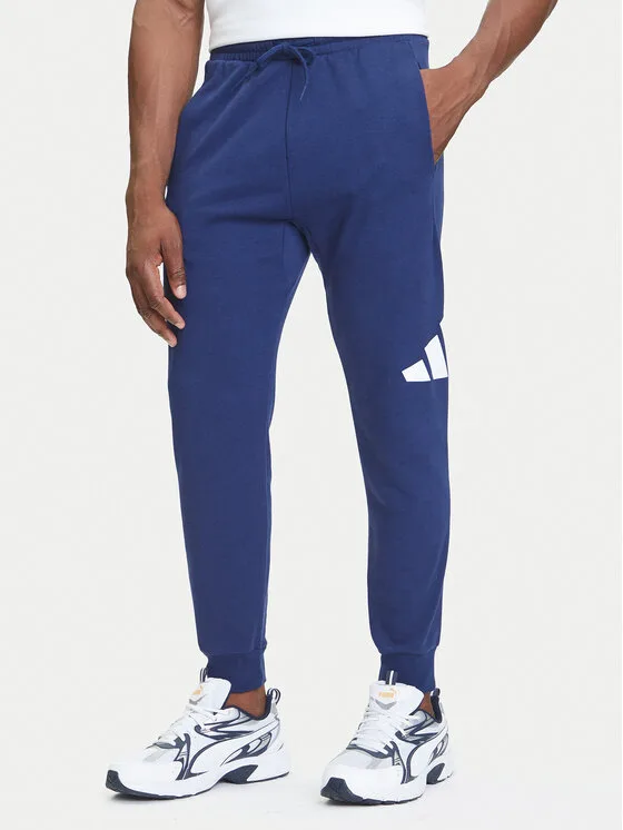 adidas Долнище анцуг Essentials Big Logo JE8967 Тъмносин Regular Fit – Мъжки спортни панталони