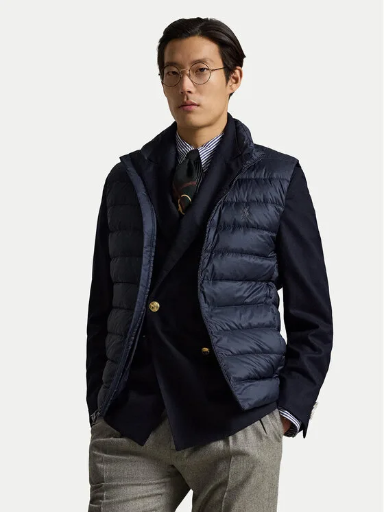 Мъжки елек Polo Ralph Lauren 710B20425002 тъмносин – Мъжки елеци