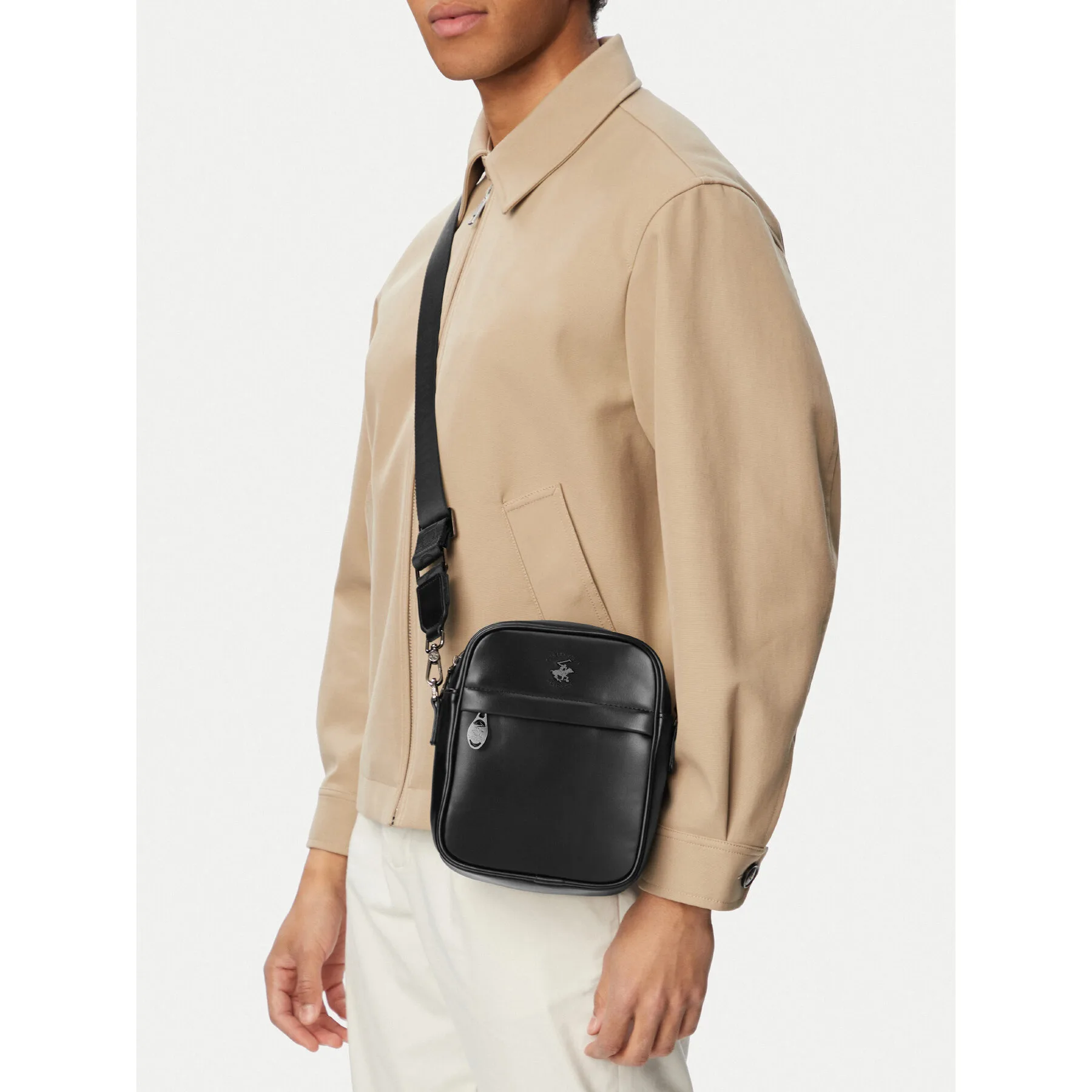 Мъжка чантичка Beverly Hills Polo Club CWBEO-BHPC-L-018-07. Черен – Мъжки чанти