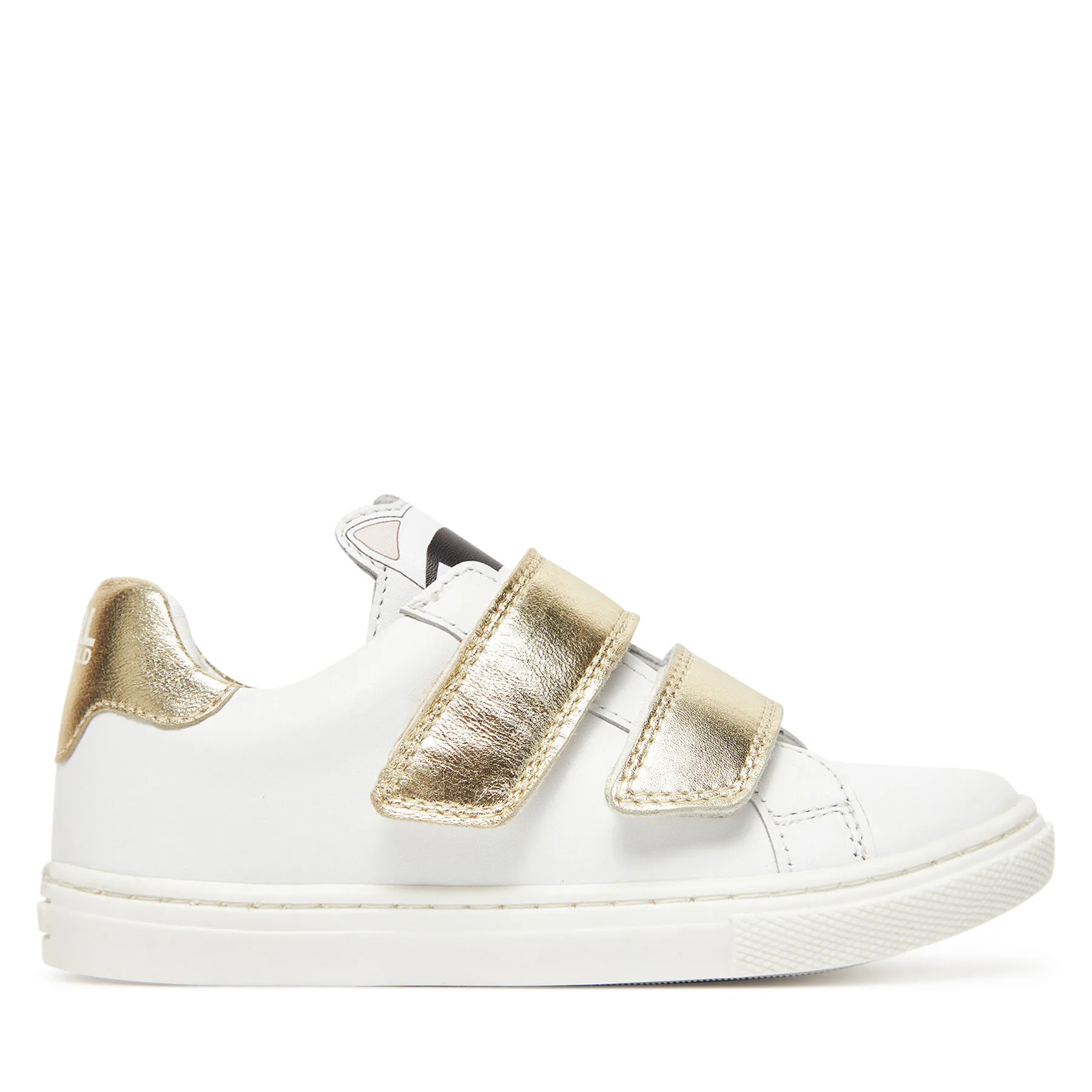 Детски маратонки Karl Lagerfeld Kids Z30383 бели – Бял – Маратонки за момичета