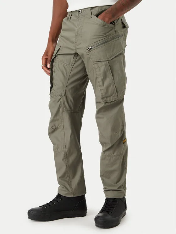 G-Star Raw Текстилни панталони Rovic D02190-D387 Зелен Tapered Fit – Мъжки текстилни панталони