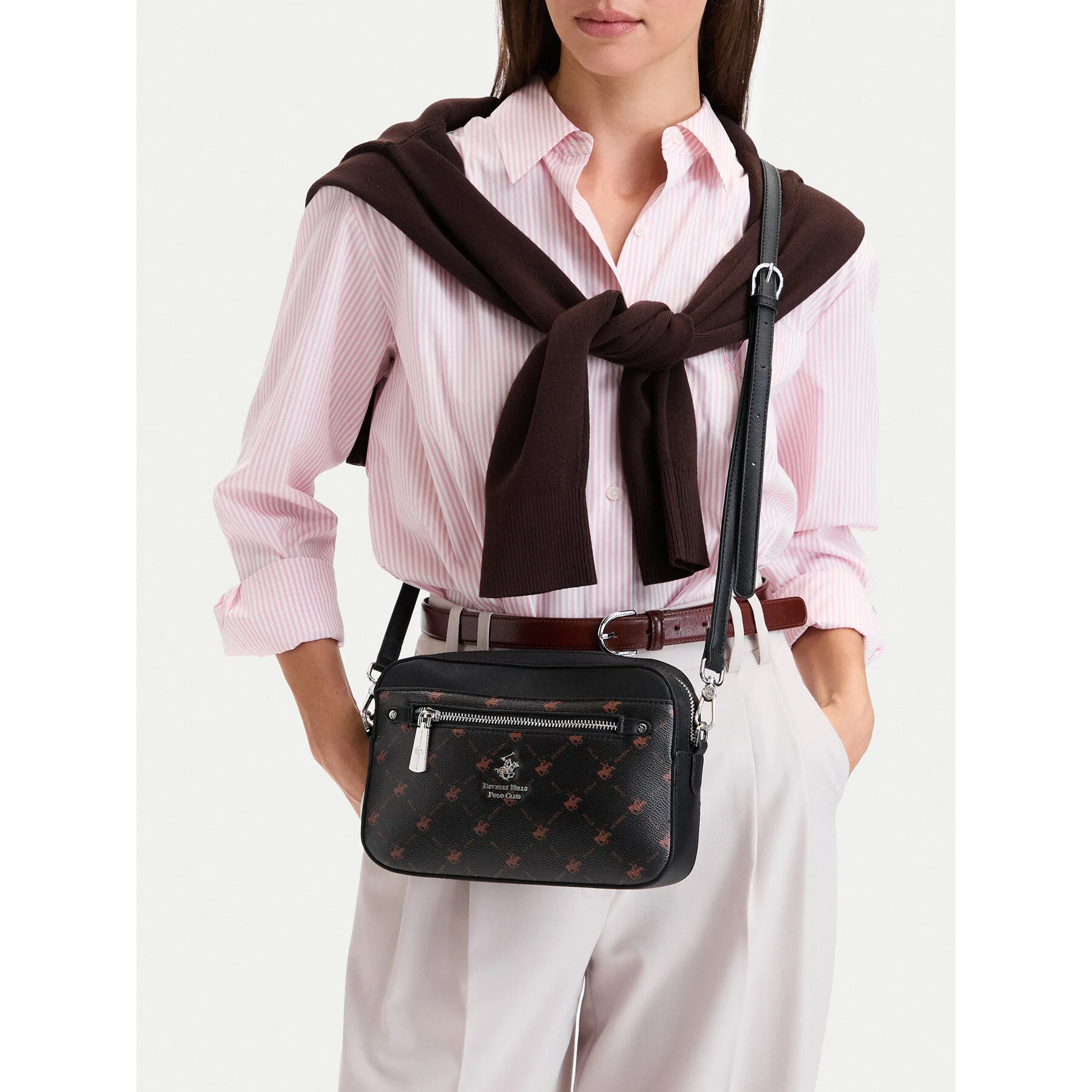 Дамска чанта Beverly Hills Polo Club BHPC-L-014-10 черна – Черен – Дамски чанти тип плик