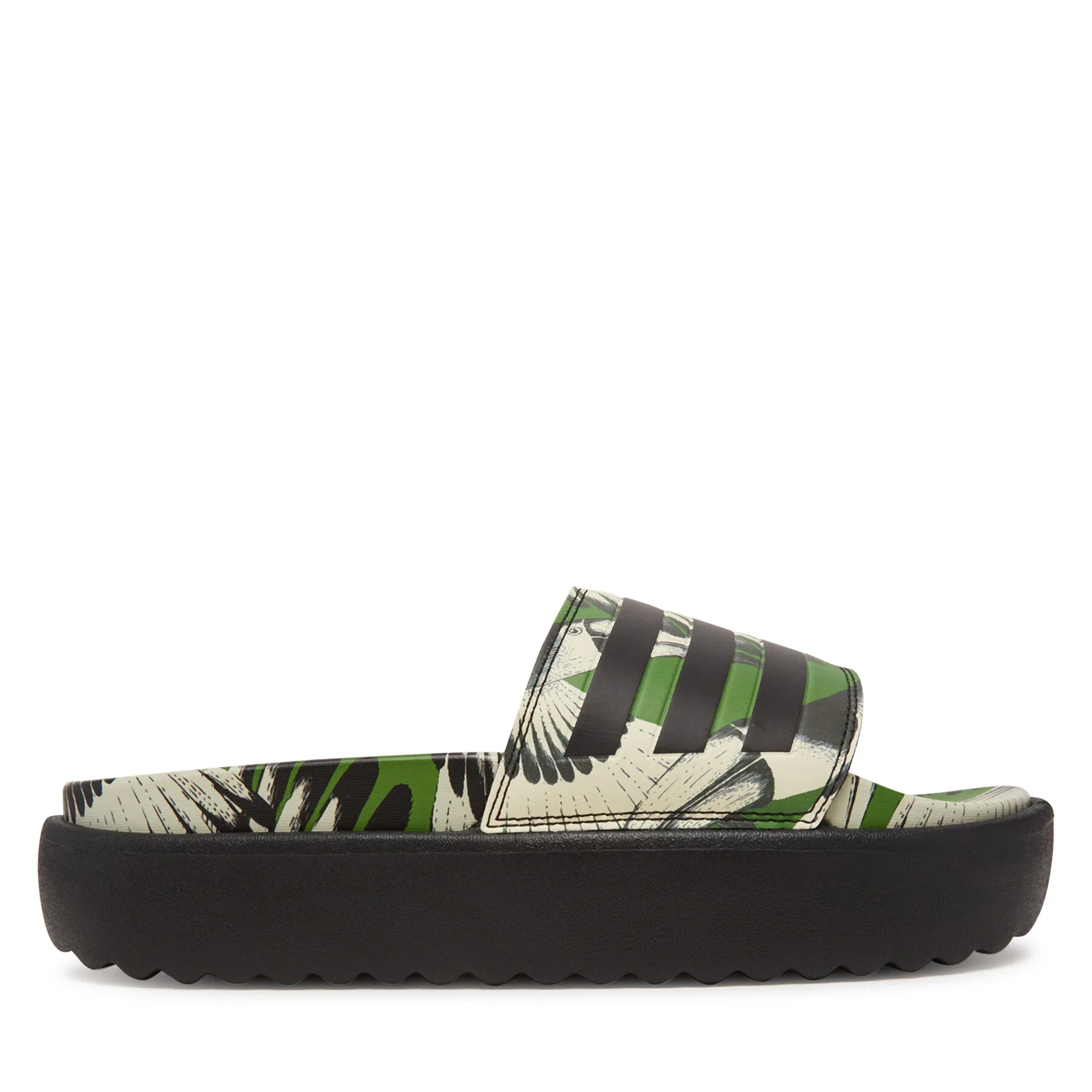 Чехли adidas adilette Platform JI4754 Зелен – Дамски чехли