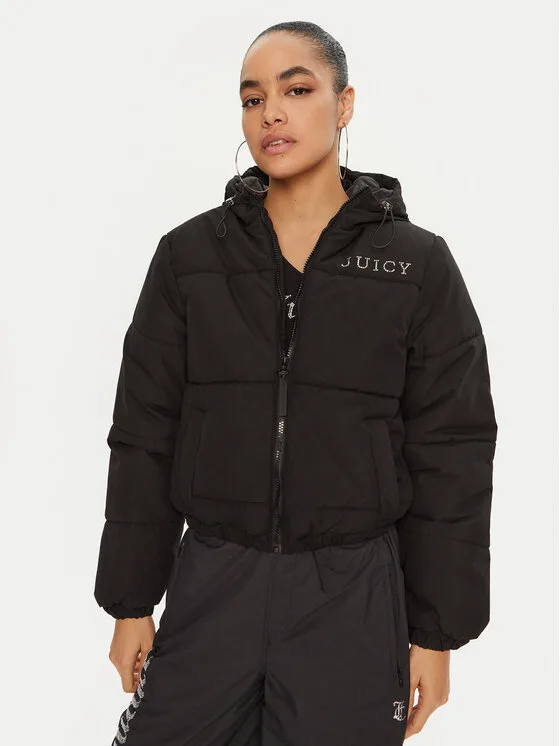 Juicy Couture Зимно яке Margie JCOIJ224553 Черен Regular Fit – Дамски зимни якета