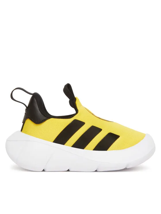 adidas Сникърси Smiley Monofit IH6311 Жълт – Маратонки за момичета