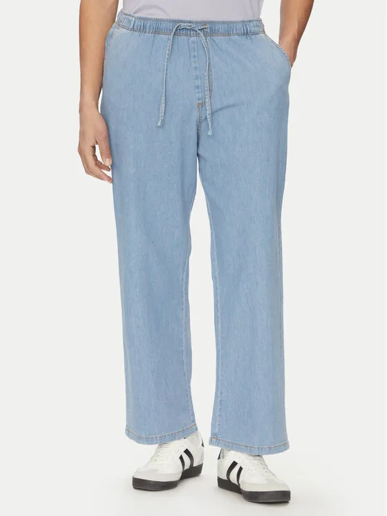 Jack & Jones Текстилни панталони Bill 12270255 Син Relaxed Fit – Мъжки текстилни панталони