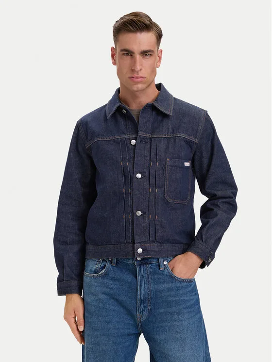 Calvin Klein Jeans Дънково яке LV04RH778G Тъмносин Regular Fit – Мъжки дънкови якета