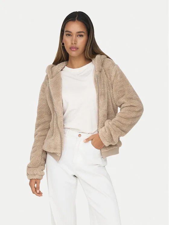 ONLY Преходно яке New Anna 15300635 Бежов Regular Fit – Дамски преходни якета