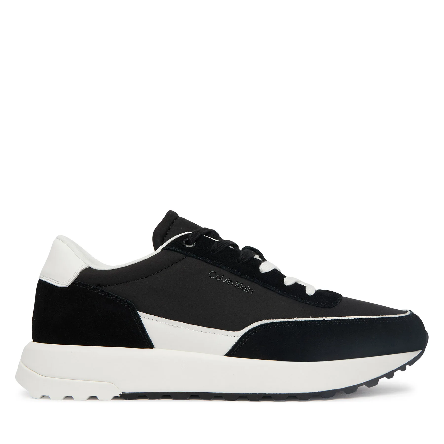 Мъжки маратонки Calvin Klein City Runner Laceup Ny Mix черни – Черен – Мъжки ниски маратонки