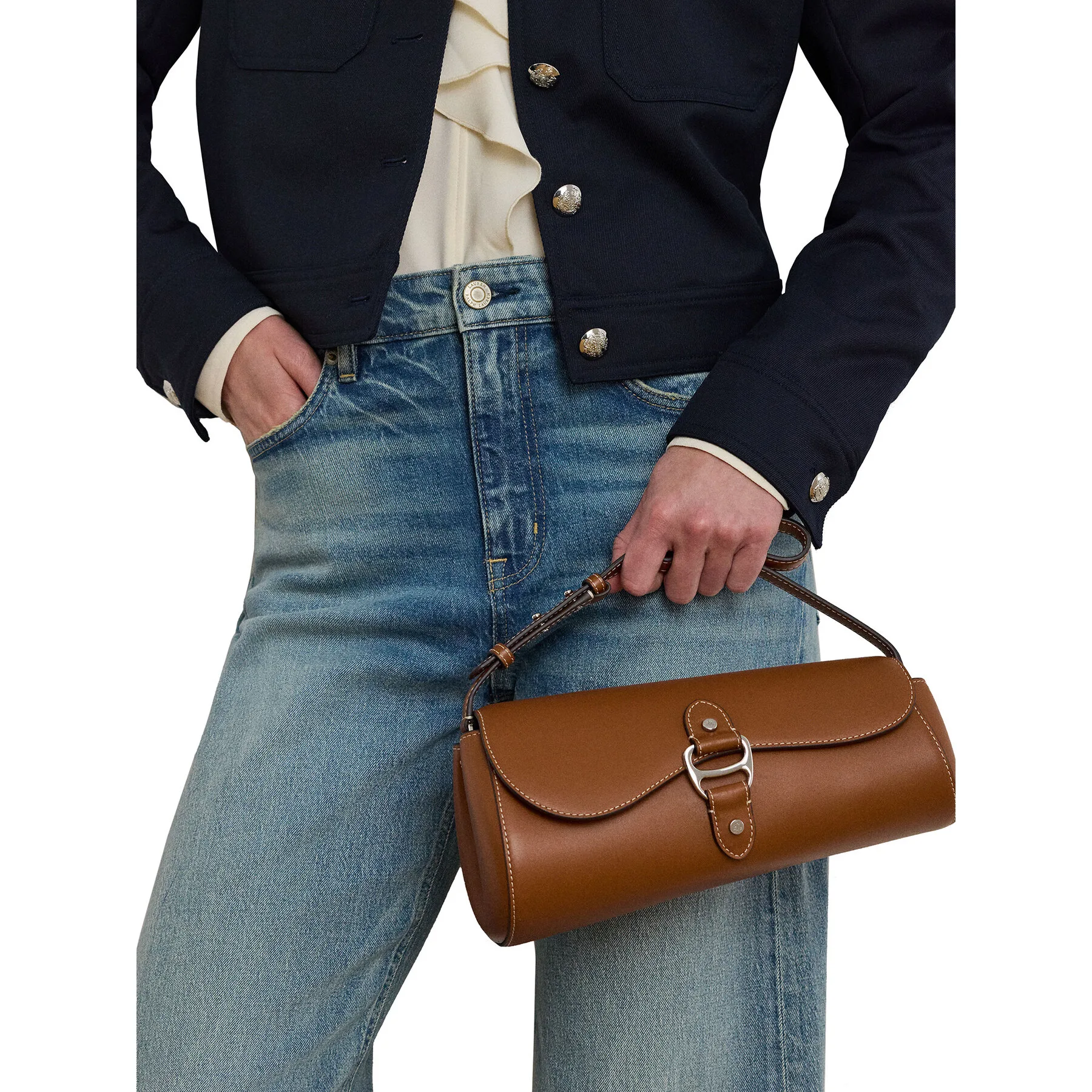 Дамска чанта LAUREN RALPH LAUREN 431977487001 Кафяв – Чанти