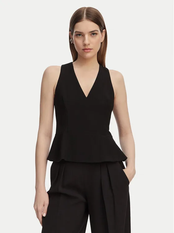 HUGO Блуза Carmint 50559304 Черен Slim Fit – Дамски блузи