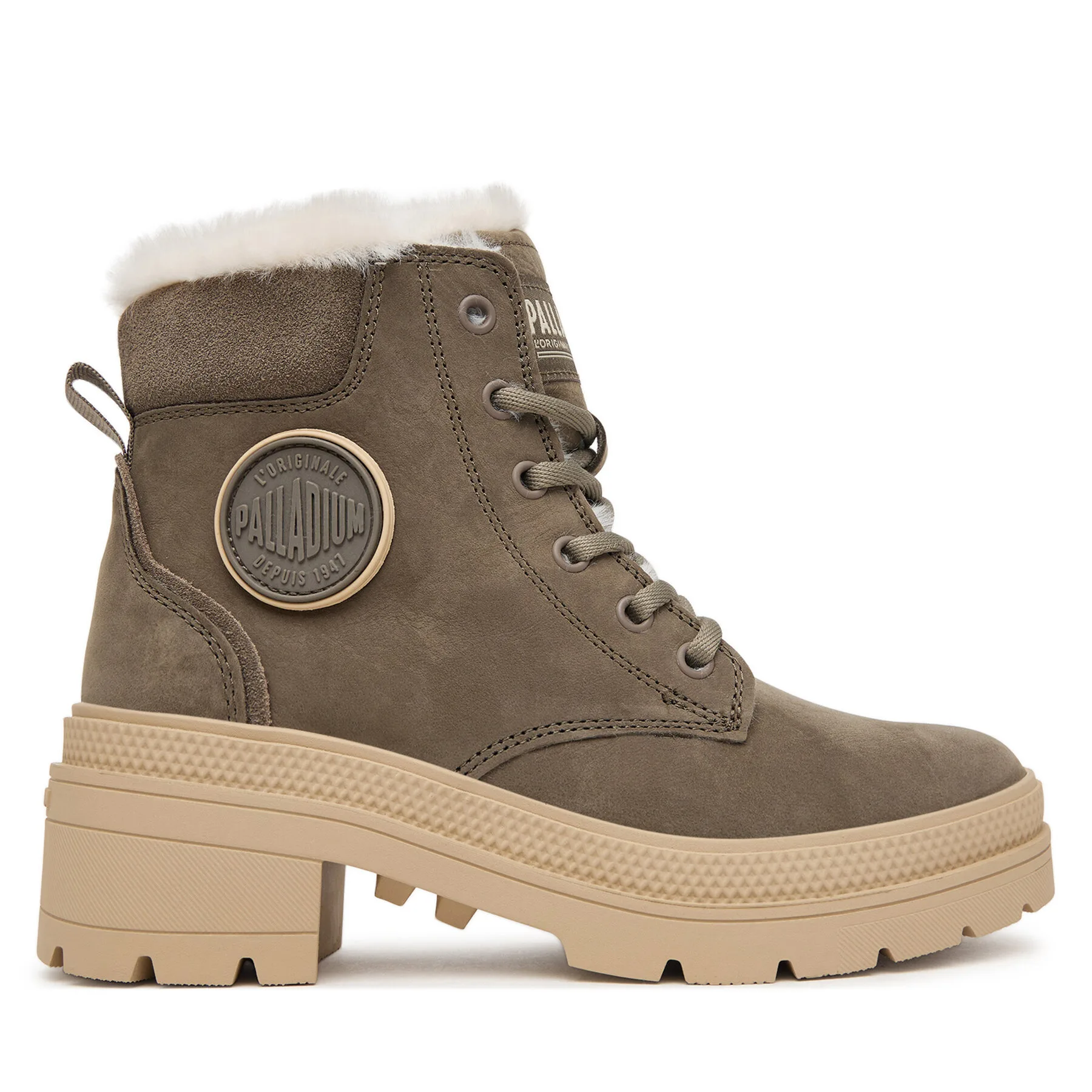 Зимни обувки Palladium Pallarise Nbkwl 99527-281-M Сив – Дамски боти и ботуши