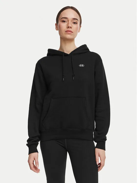 Under Armour Суитшърт Ua Icon 6013548 Черен Loose Fit – Дамски суитшърти без цип