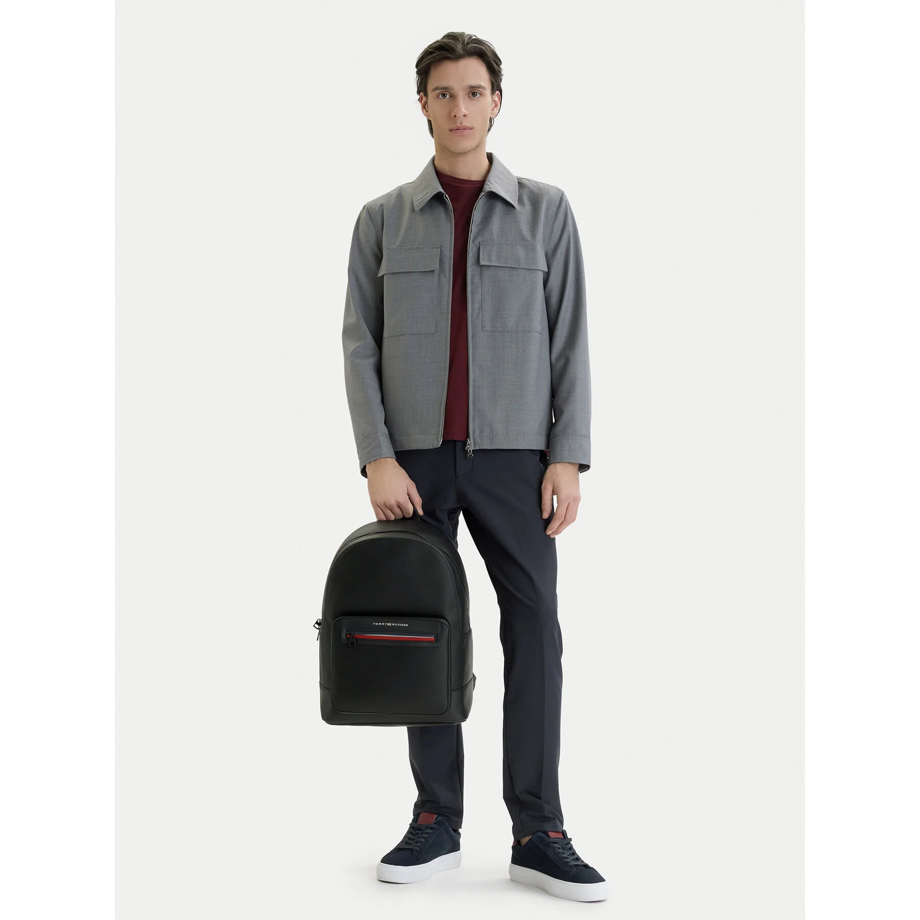 Раница Tommy Hilfiger Th Foundation Backpack AM0AM14155 Черен – Раници