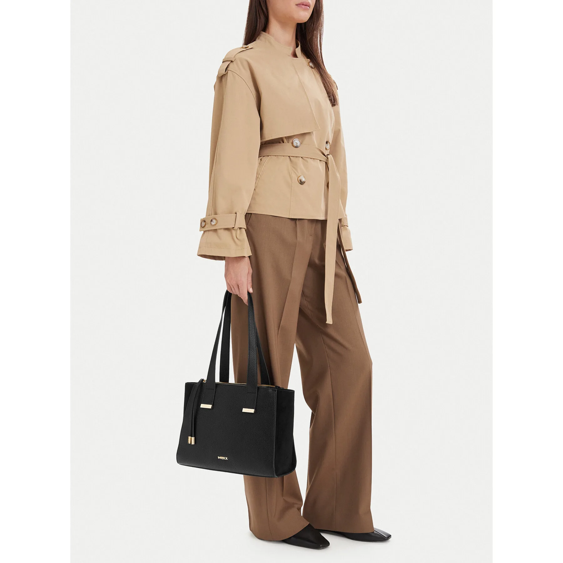 Дамска чанта MEXX MEXX-L-020-08 черна – Черен – Класически дамски чанти