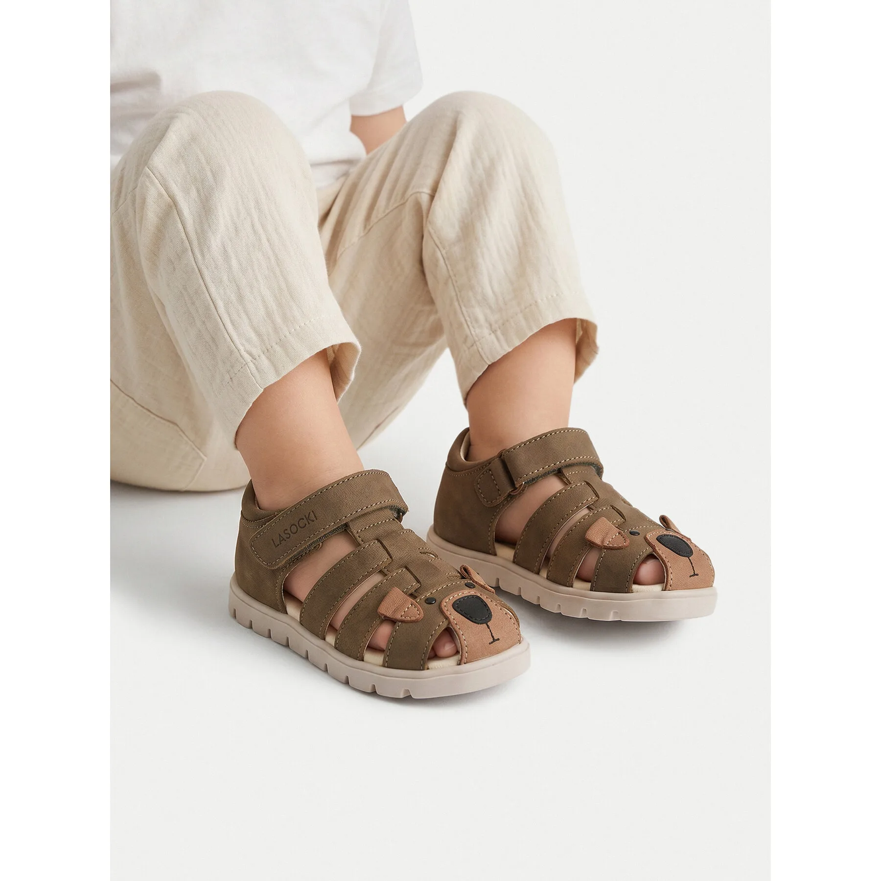 Детски сандали Lasocki Kids CI12-KEKKO-03 каки – Сандали за момчета
