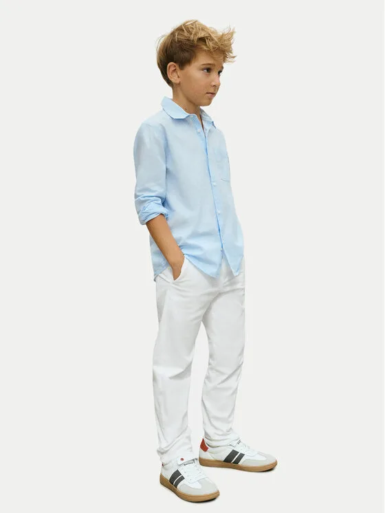 Mayoral Чино панталони 530 Екрю Slim Fit – Кремав – Мъжки текстилни панталони