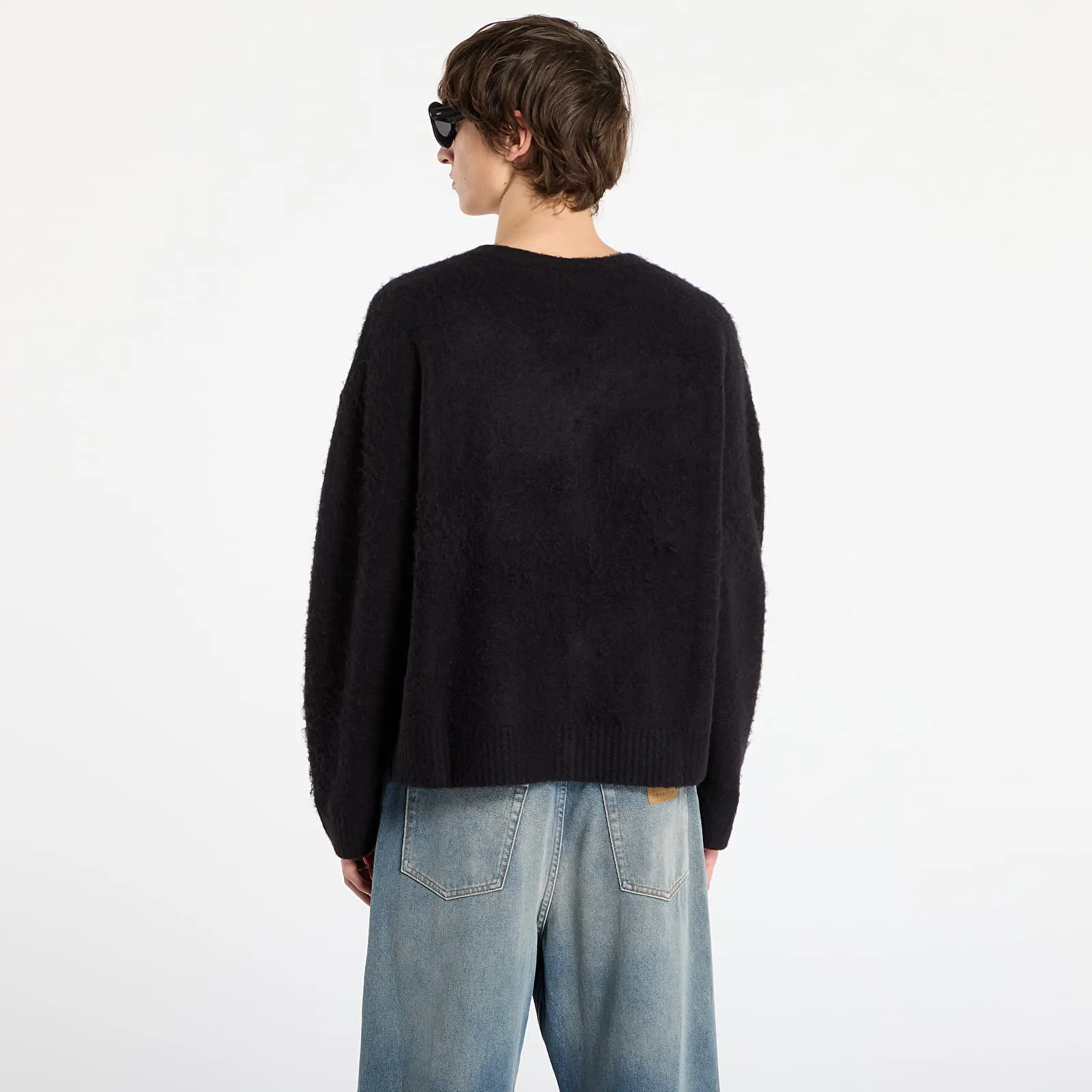 Пуловер REPRESENT Textured Knit Cardigan Jet Black XL – Мъжки пуловери и жилетки