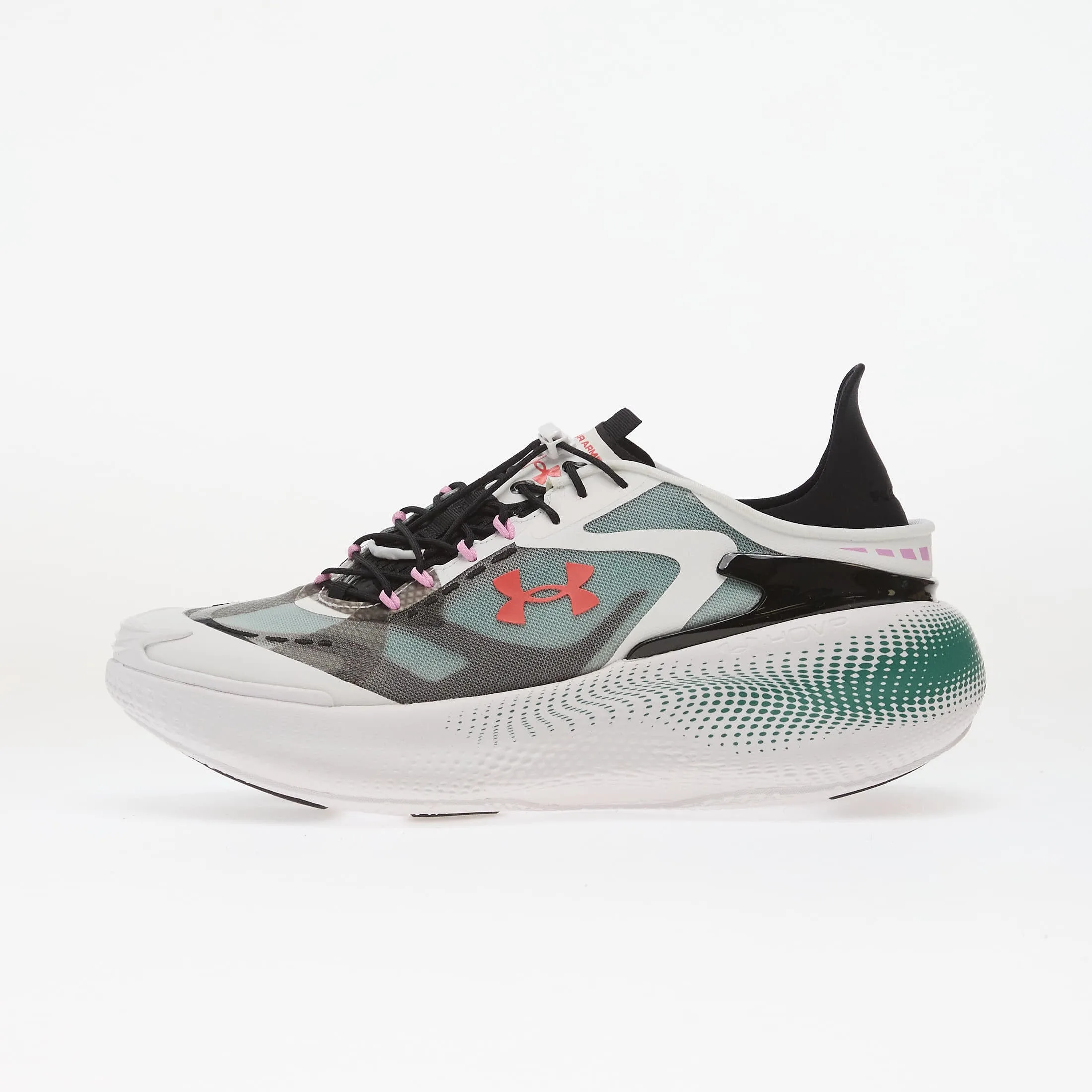 Мъжки маратонки Under Armour Echo бели/зелени – White|Valiant Green|Black – Мъжки ниски маратонки